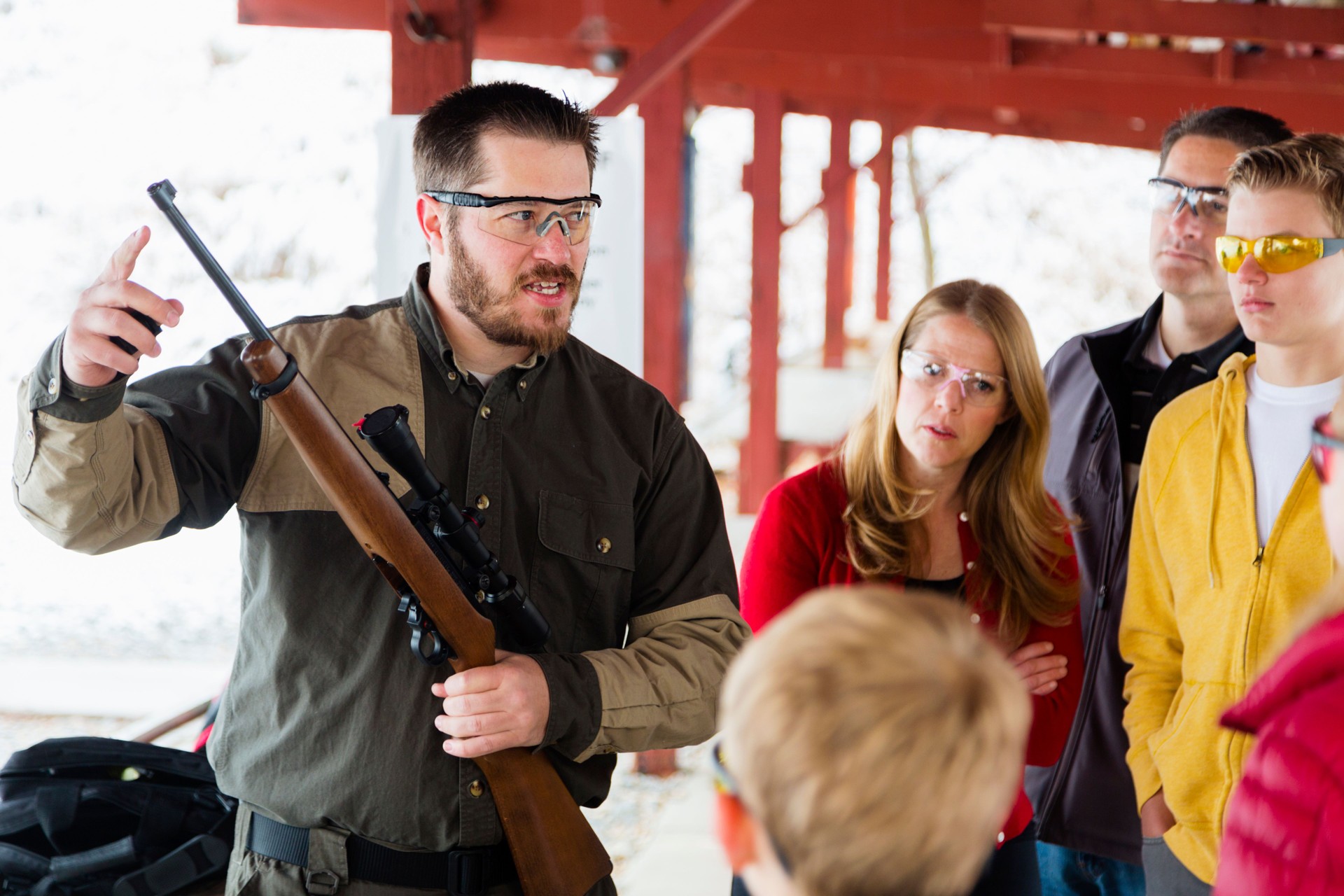 Firearms Instructor at the Shooting Range